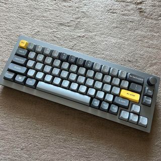 Keychron Q2 QMK US配列 シルバーグレー  青軸(PC周辺機器)