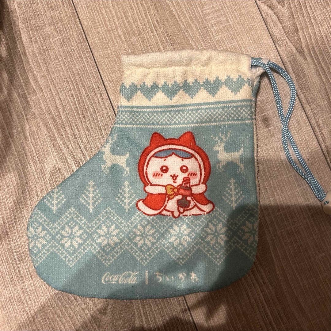 ちいかわ(チイカワ)のクリスマス靴下　ハチワレ エンタメ/ホビーのおもちゃ/ぬいぐるみ(キャラクターグッズ)の商品写真