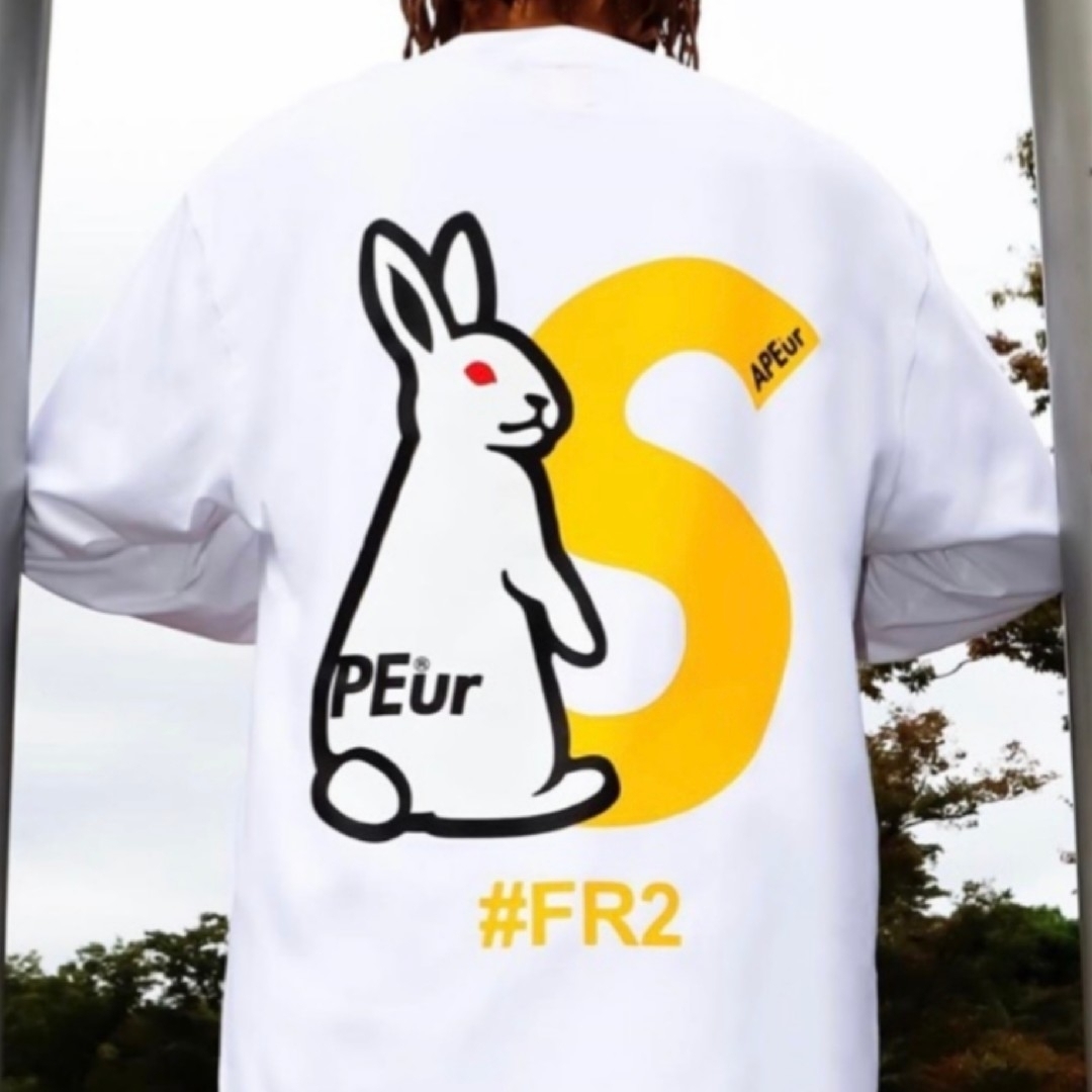 純正特注品 SAPEur × FR2 コラボ レア ロングスリーブTシャツ 白 新品