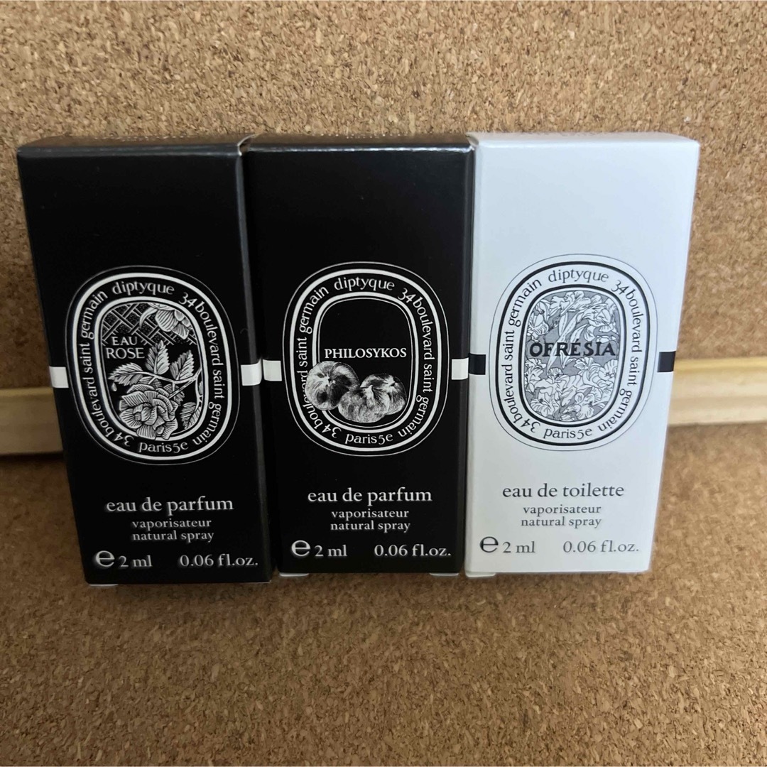 diptyque(ディプティック)のdiptyque ディプティック サンプル3点セット コスメ/美容の香水(ユニセックス)の商品写真