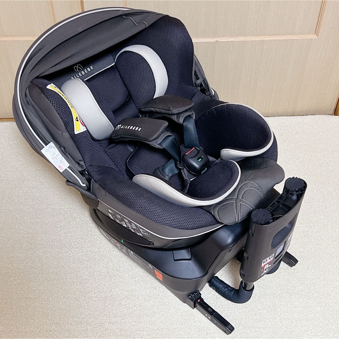 エールべべ クルット5i グランス ISOFIX グランブラウン シート洗濯済み キッズ/ベビー/マタニティの外出/移動用品(自動車用チャイルドシート本体)の商品写真