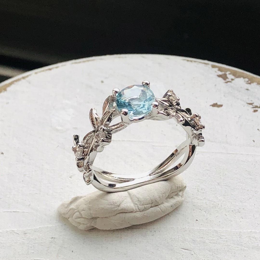 Lochie(ロキエ)のVintage sliver blue stone ring  レディースのアクセサリー(リング(指輪))の商品写真