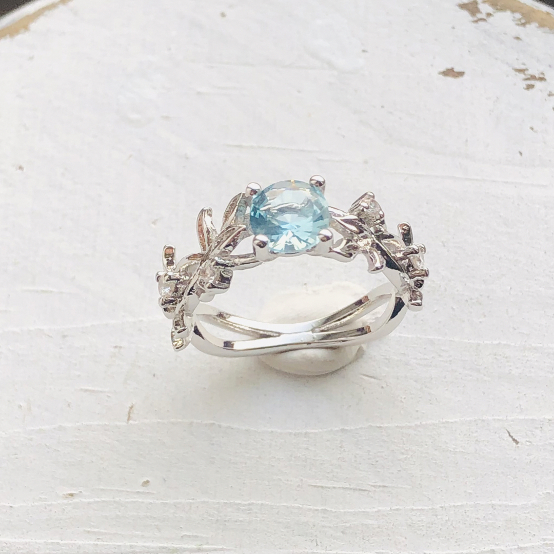 Lochie(ロキエ)のVintage sliver blue stone ring  レディースのアクセサリー(リング(指輪))の商品写真