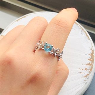 ロキエ(Lochie)のVintage sliver blue stone ring (リング(指輪))