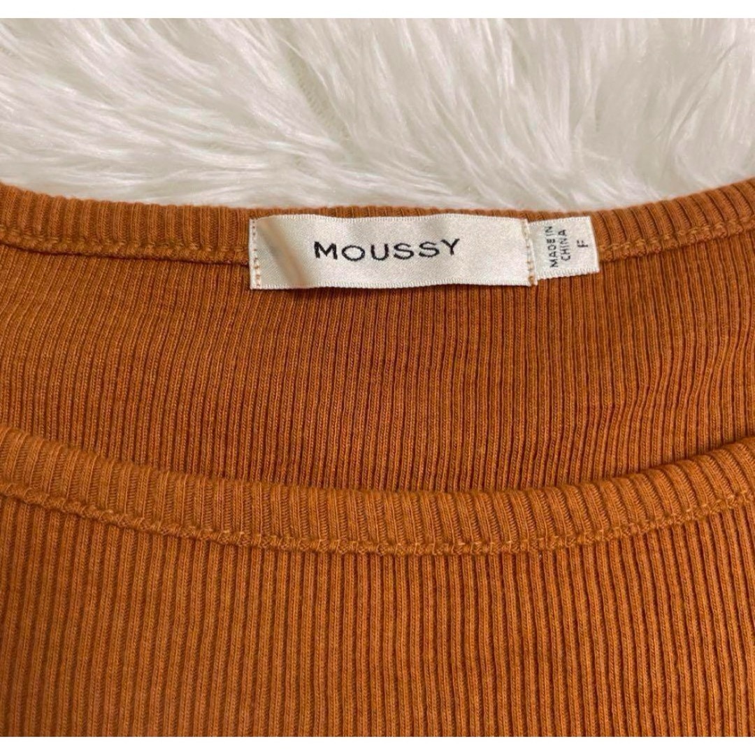 moussy(マウジー)のMOUSSY マウジー　レディース　トップス　半袖　ニット　シャツ　サイズF レディースのトップス(Tシャツ(半袖/袖なし))の商品写真