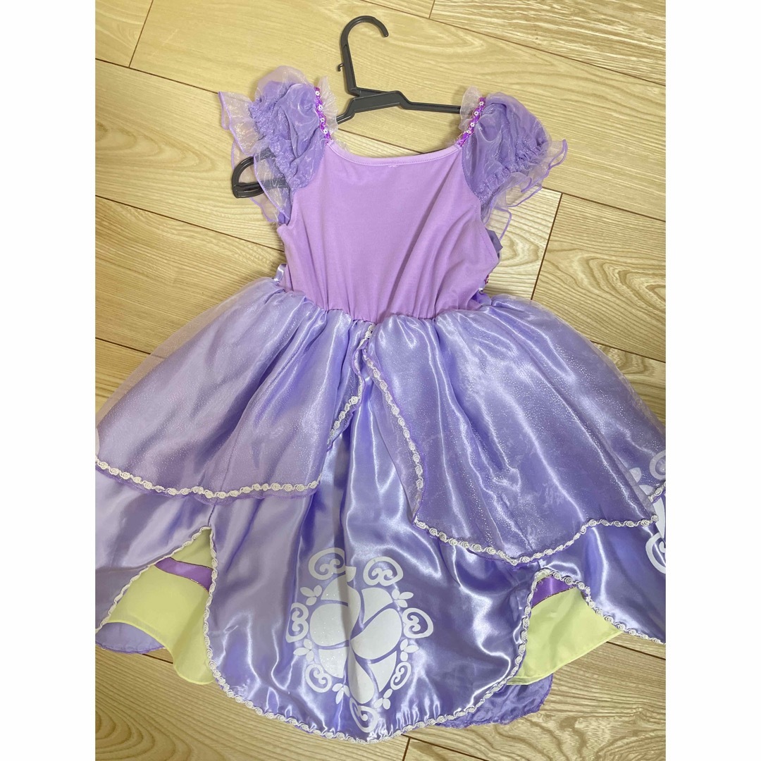 ディズニープリンセス　ワンピース　ドレス キッズ/ベビー/マタニティのキッズ服女の子用(90cm~)(ドレス/フォーマル)の商品写真