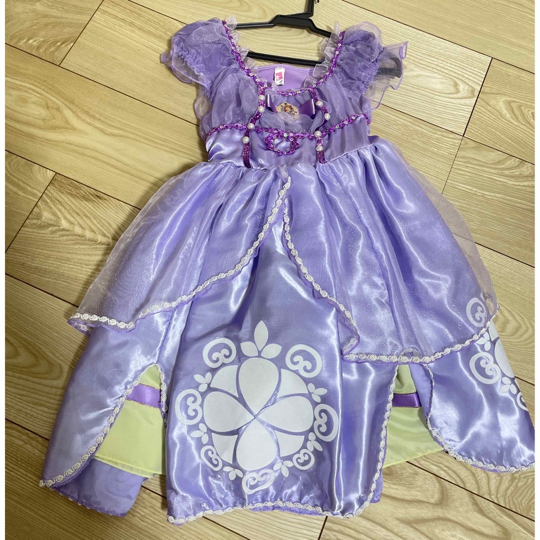 ディズニープリンセス　ワンピース　ドレス キッズ/ベビー/マタニティのキッズ服女の子用(90cm~)(ドレス/フォーマル)の商品写真