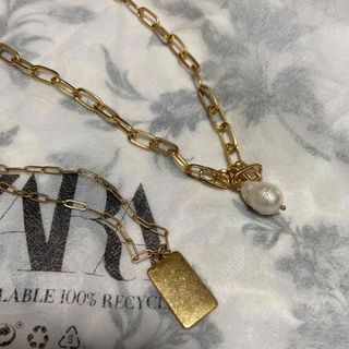 ザラ(ZARA)のZara vintage メダリオンネックレスセット　ゴールド(ネックレス)