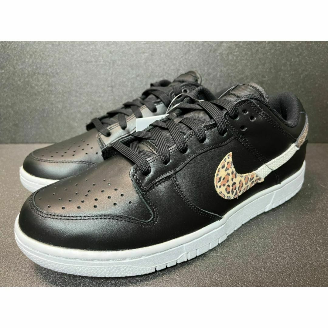 新品29cm NIKE WMNS DUNK LOW SE ブラック アニマル
