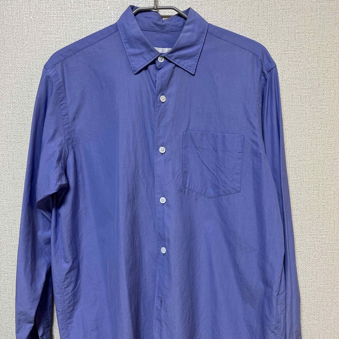 COMOLI - COMOLIシャツ SAX サイズ0の通販 by 軒下|コモリなら COMOLI - COMOLIシャツ SAX サイズ0の通販 by 軒下|コモリなら