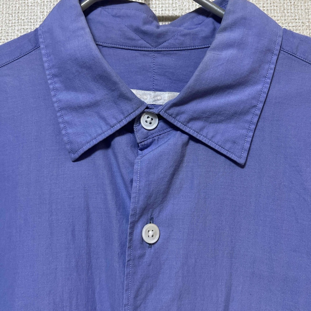 COMOLI - COMOLIシャツ SAX サイズ0の通販 by 軒下|コモリなら COMOLI - COMOLIシャツ SAX サイズ0の通販 by 軒下|コモリなら