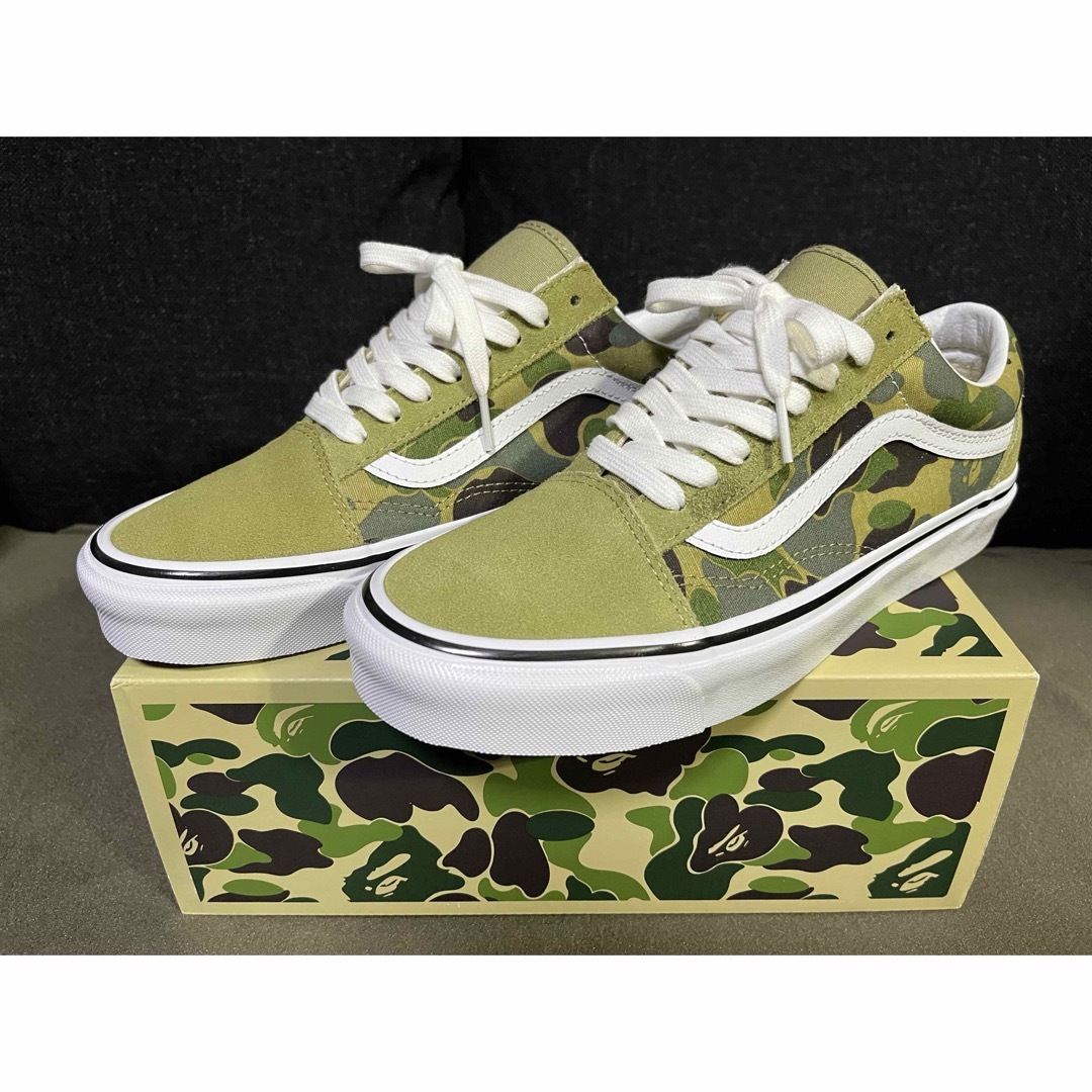 メンズBAPE × VANS ABC CAMO OLD SKOOL エイプ バンズ