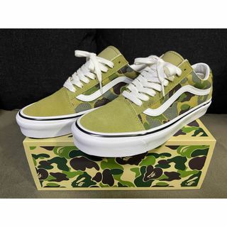 アベイシングエイプ(A BATHING APE)のBAPE × VANS ABC CAMO OLD SKOOL エイプ バンズ (スニーカー)