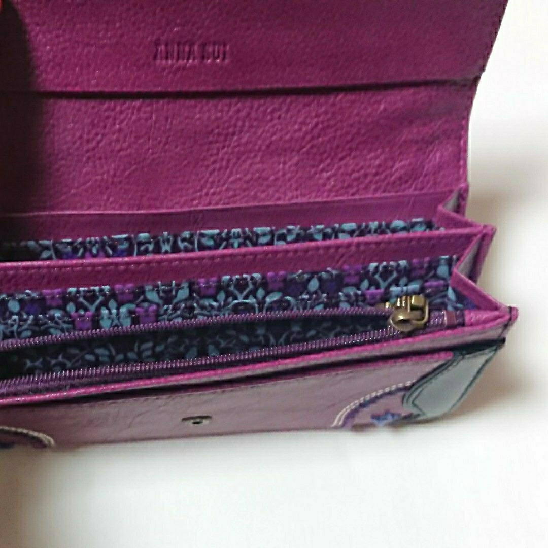 ANNA SUI - アナスイ ANNA SUI バイキング がま口付長財布 口金 ANNA SUI - アナスイ ANNA SUI バイキング がま口付長財布 口金