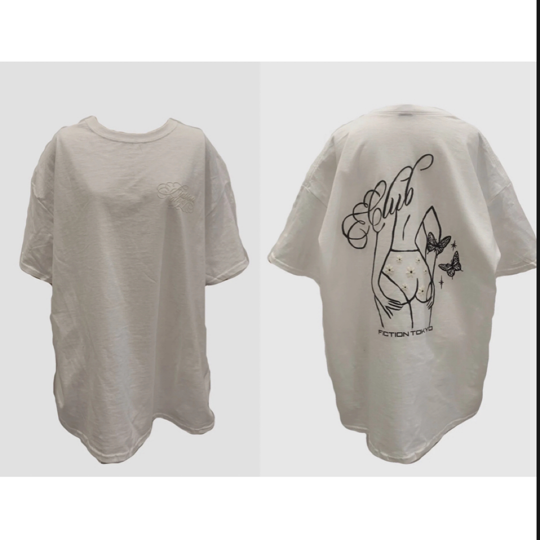 Fallin'(フォーリン)のDaisy Big T beige レディースのトップス(Tシャツ(半袖/袖なし))の商品写真