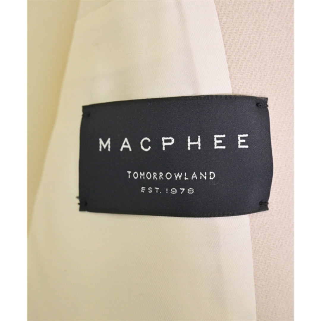 MACPHEE(マカフィー)のMACPHEE マカフィー チェスターコート 36(M位) ベージュ 【古着】【中古】 レディースのジャケット/アウター(チェスターコート)の商品写真