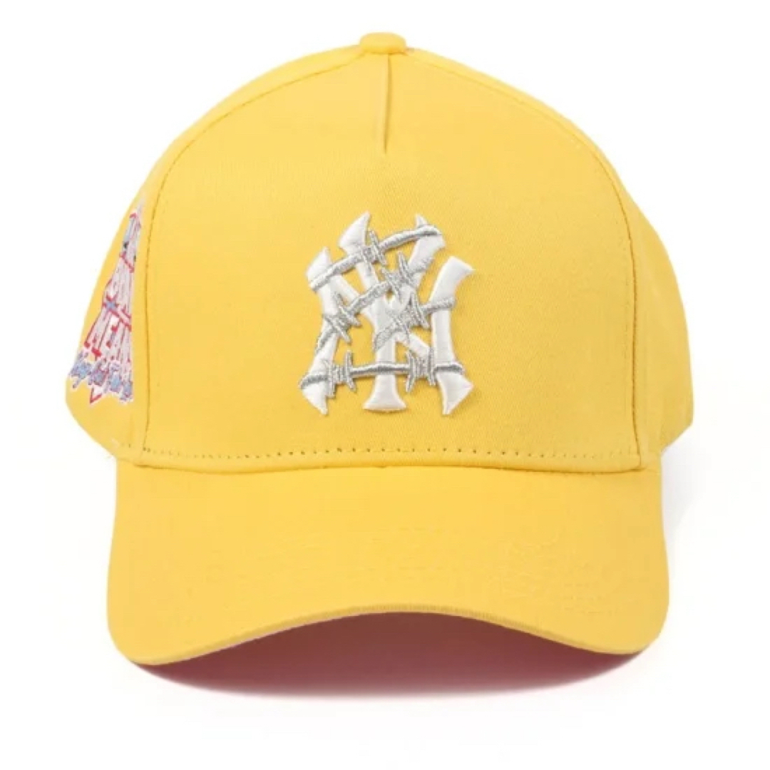 NEW ERA(ニューエラー)の【TWO18】"KEEP OUT FAKE LOVE" CAP YELLOW メンズの帽子(キャップ)の商品写真