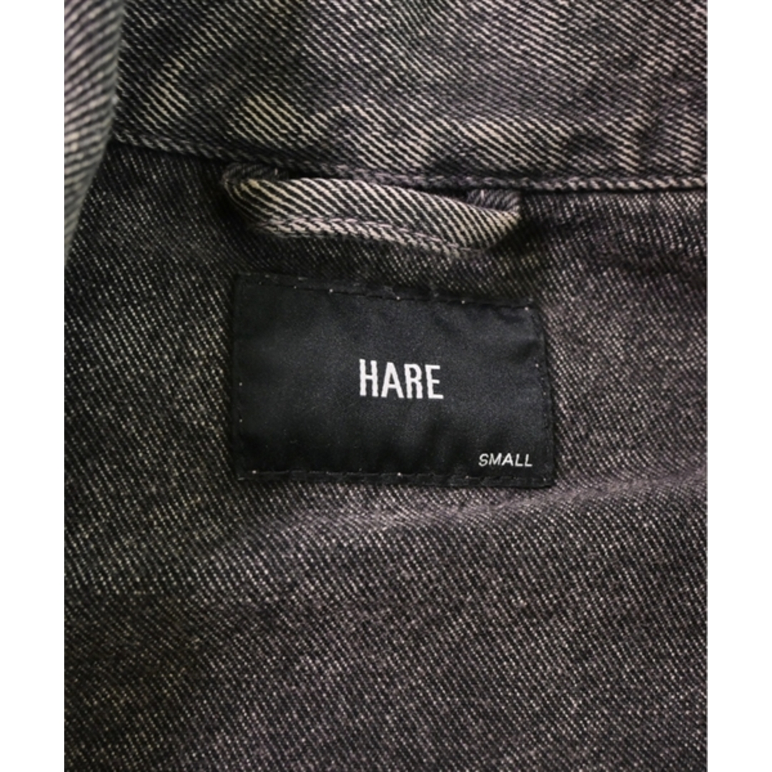 HARE(ハレ)のHARE ハレ デニムジャケット S グレー系(ピンクがかっています) 【古着】【中古】 メンズのジャケット/アウター(Gジャン/デニムジャケット)の商品写真
