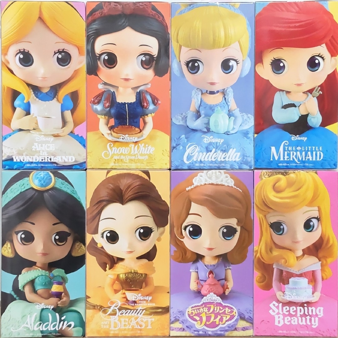 Disney(ディズニー)のQ posket SUGIRLY Disney 第1〜8弾 Aカラー 全8種 エンタメ/ホビーのフィギュア(SF/ファンタジー/ホラー)の商品写真