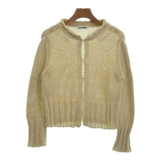 ジルサンダー(Jil Sander)のJIL SANDER ジルサンダー カーディガン 34(XS位) ベージュ 【古着】【中古】(カーディガン)