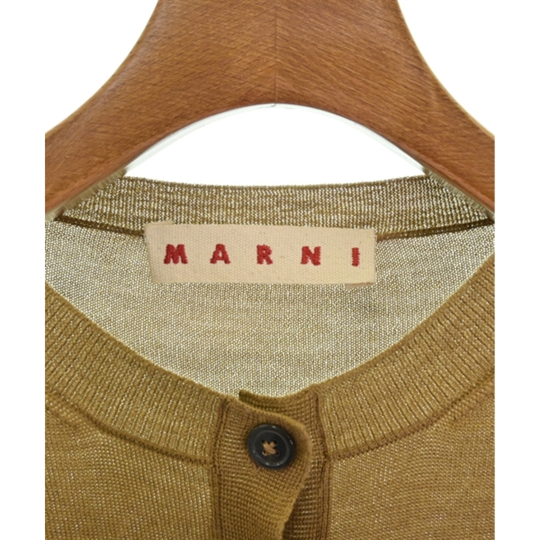 Marni(マルニ)のMARNI マルニ カーディガン 40(M位) ベージュ 【古着】【中古】 レディースのトップス(カーディガン)の商品写真