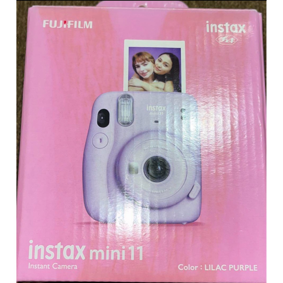 FUJI FILM INSTAX MINI 11 LILAC PURPLE イン スマホ/家電/カメラのカメラ(フィルムカメラ)の商品写真