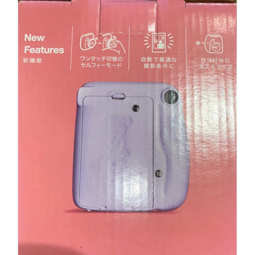 FUJI FILM INSTAX MINI 11 LILAC PURPLE イン スマホ/家電/カメラのカメラ(フィルムカメラ)の商品写真