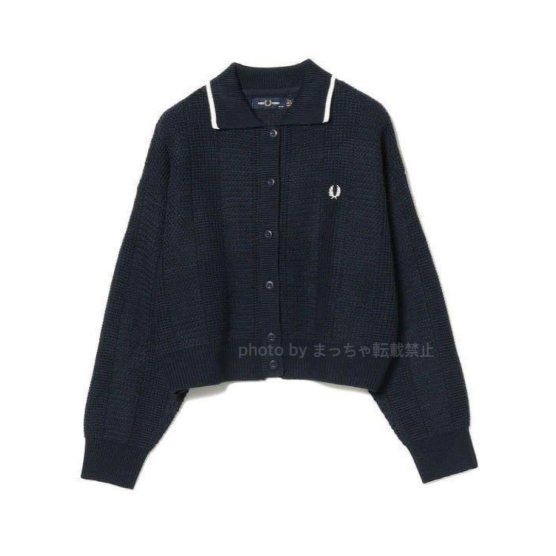 FRED PERRY(フレッドペリー)の新品FRED PERRY × Ray BEAMS / 別注 カラー カーディガン レディースのトップス(カーディガン)の商品写真