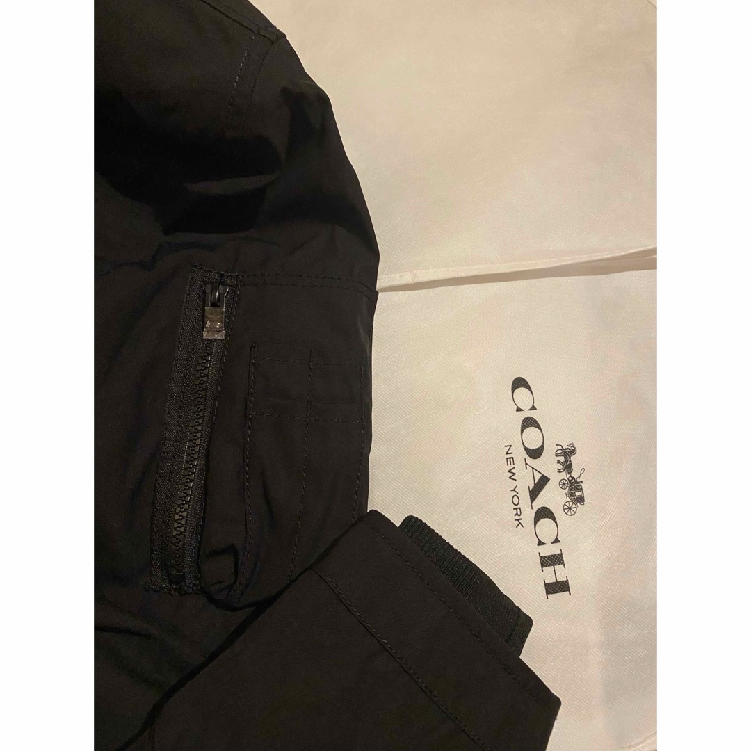 新品コーチCOACHフードジャケットXLLブラック黒ジャンパー
