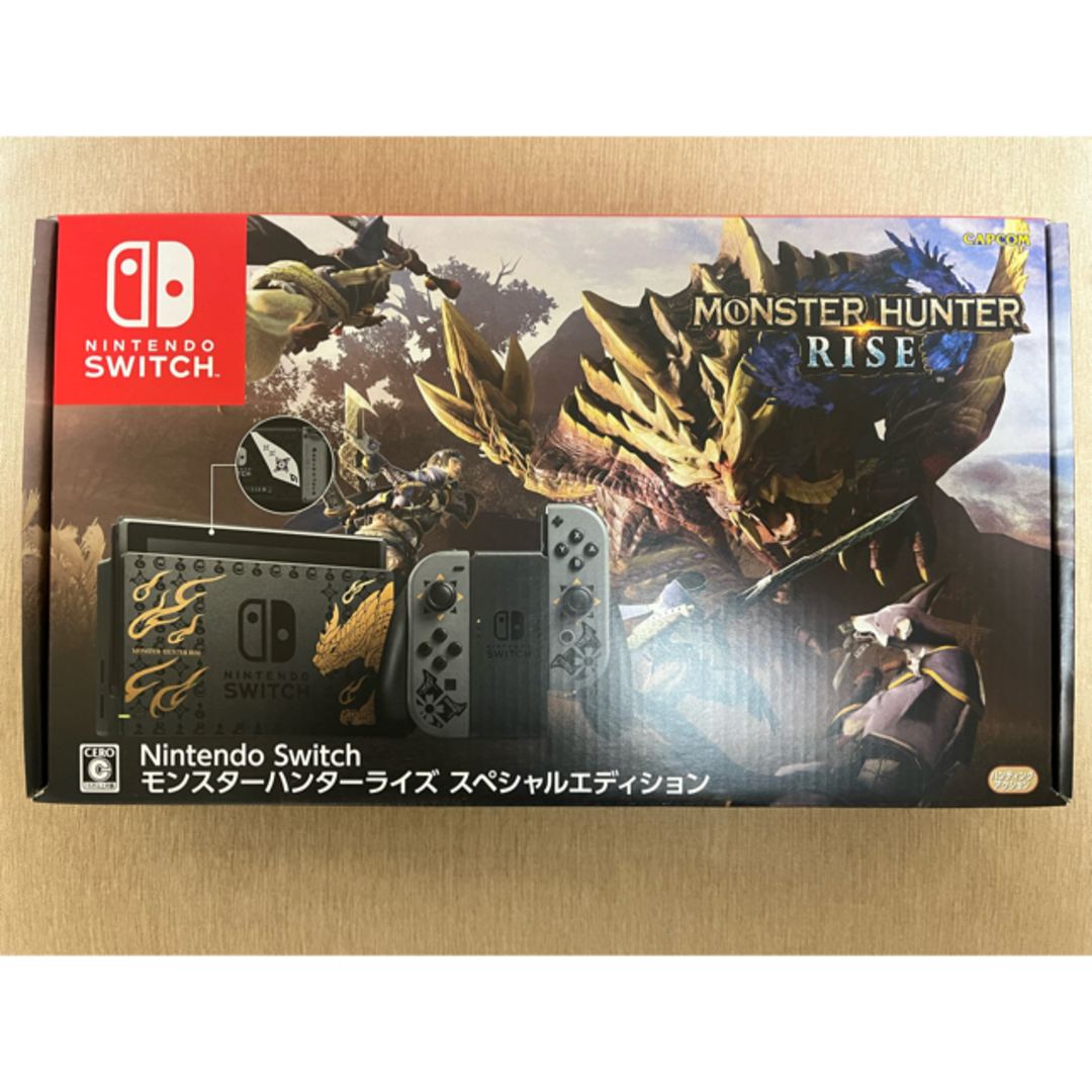 Nintendo Switch(ニンテンドースイッチ)の新品！！Switchモンスターハンターライズスペシャルエディション エンタメ/ホビーのゲームソフト/ゲーム機本体(家庭用ゲーム機本体)の商品写真