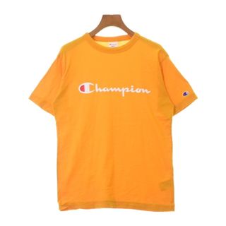 チャンピオン(Champion)のCHAMPION チャンピオン Tシャツ・カットソー S 黄 【古着】【中古】(カットソー(半袖/袖なし))