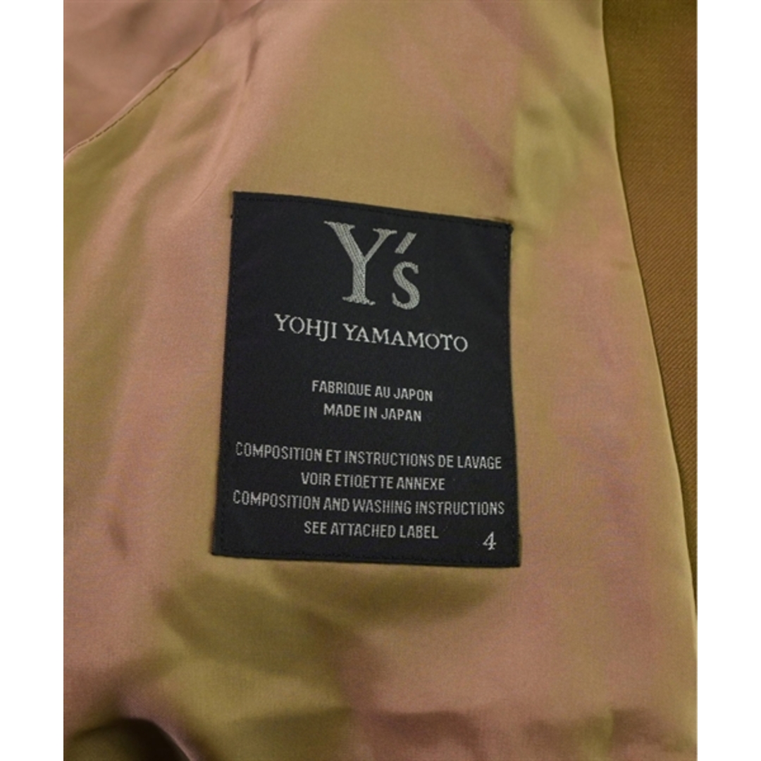 Y's(ワイズ)のY's ワイズ カジュアルジャケット -(XS位) 茶 【古着】【中古】 メンズのジャケット/アウター(テーラードジャケット)の商品写真