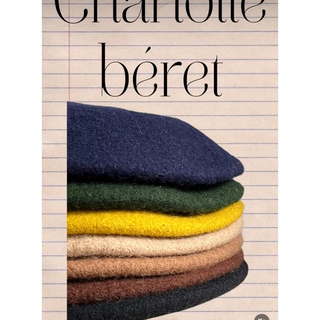 lucienne charlotte beret ベレー帽 韓国 nugu(ハンチング/ベレー帽)