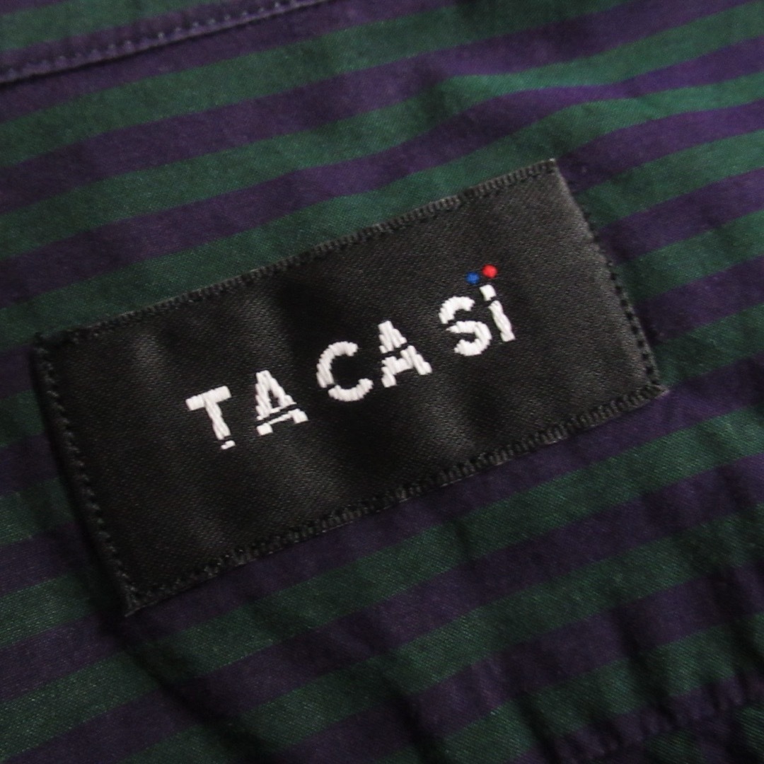 TA CA Si（BEAMS）(タキャシ)のTACASI ストライプ テーラード ジャケット シャツ ブレザー イタリア製 メンズのジャケット/アウター(テーラードジャケット)の商品写真