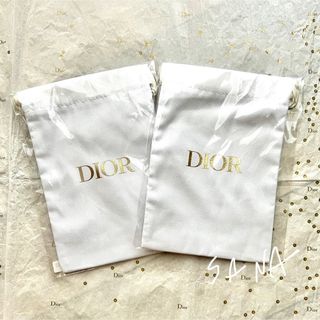 クリスチャンディオール(Christian Dior)の【非売品】ディオール★巾着★2枚セット(ポーチ)