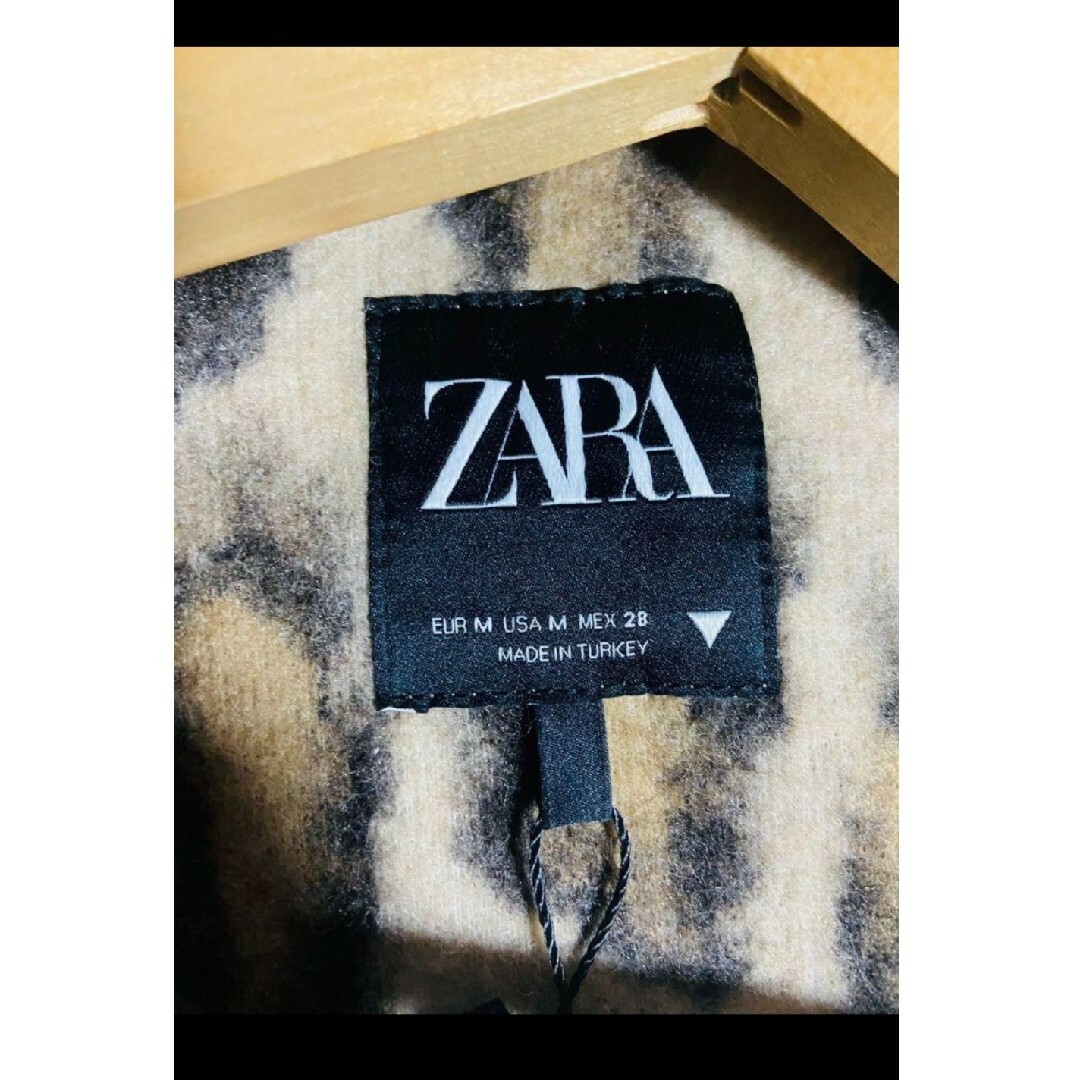 ZARA(ザラ)の【Mサイズ 新品未使用 ヒョウ総柄】完売 入手困難 ZARA フリース ブルゾン メンズのジャケット/アウター(ブルゾン)の商品写真