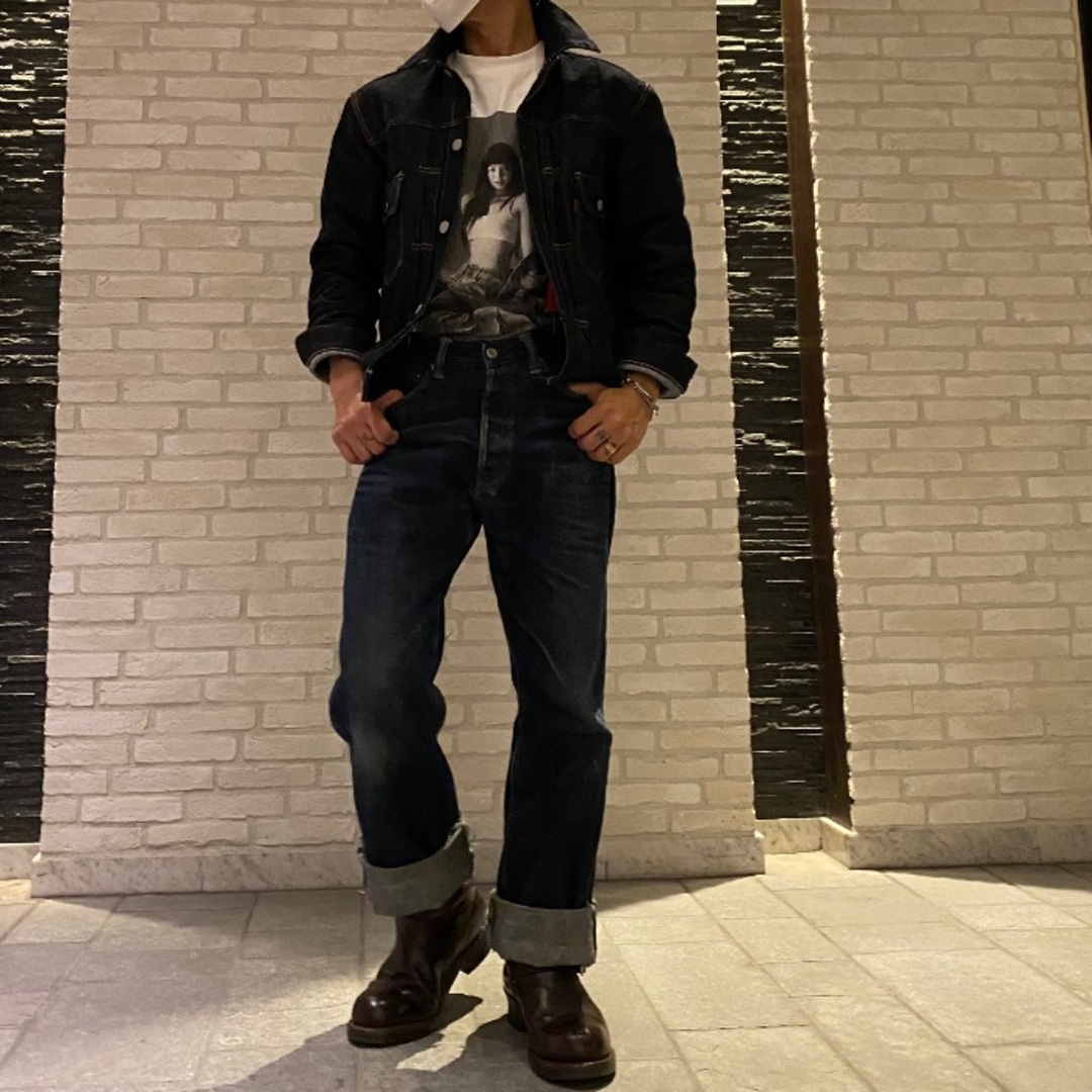オワッテルデニムセットアップ
