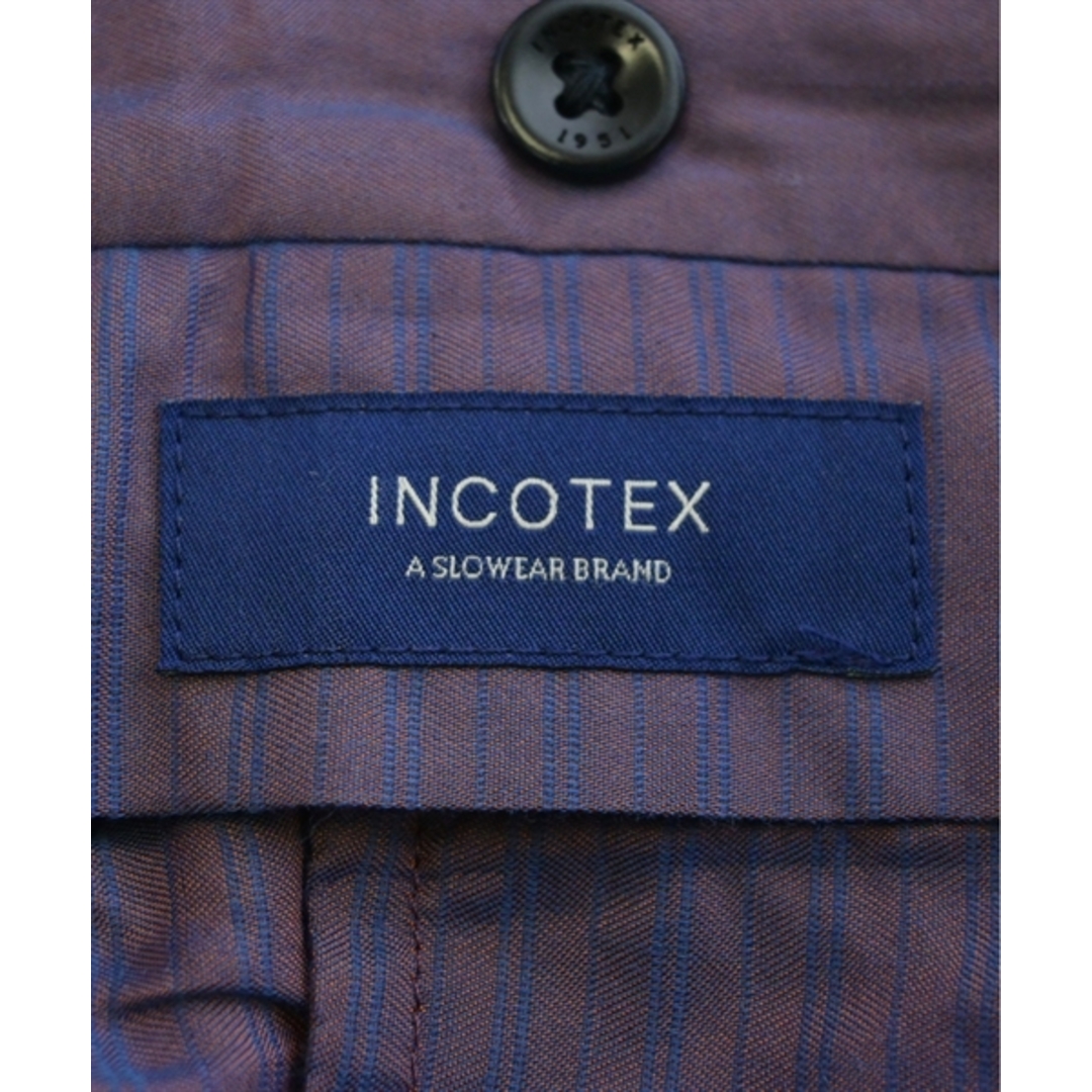 INCOTEX - INCOTEX インコテックス スラックス 48(L位) 紺 【古着