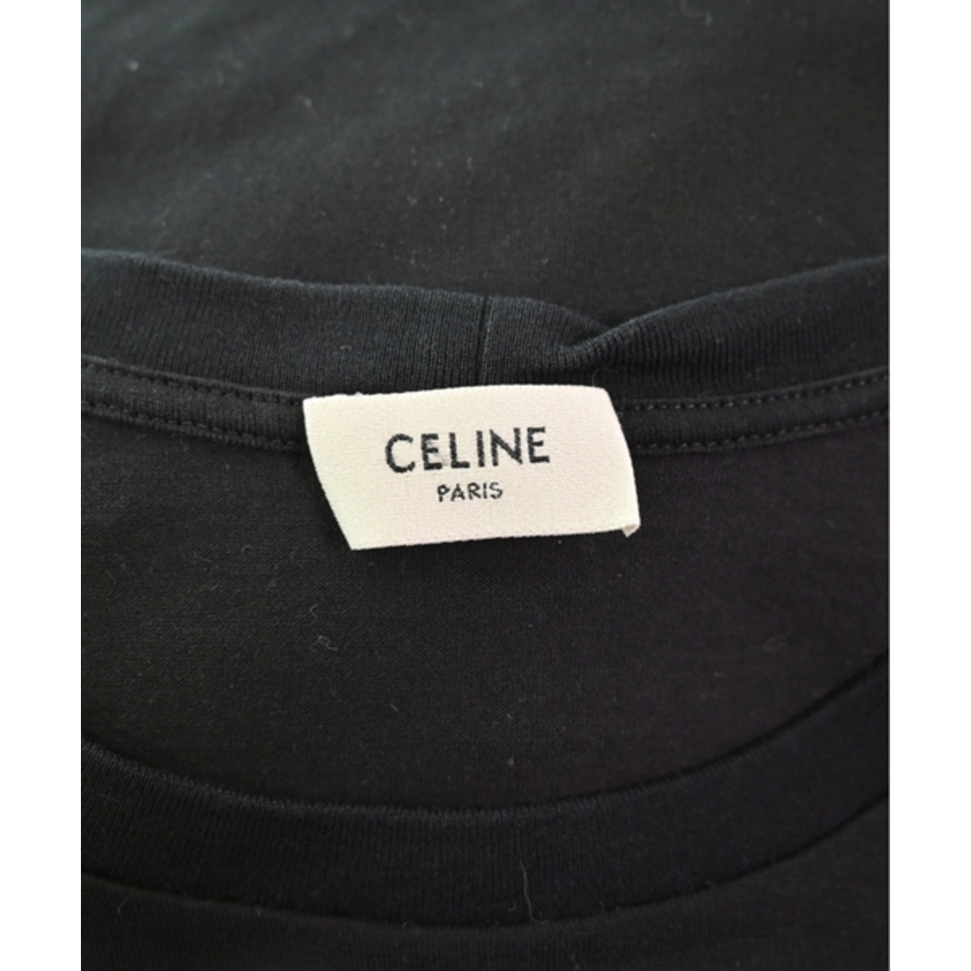 celine(セリーヌ)のCELINE セリーヌ Tシャツ・カットソー XS 黒 【古着】【中古】 レディースのトップス(カットソー(半袖/袖なし))の商品写真