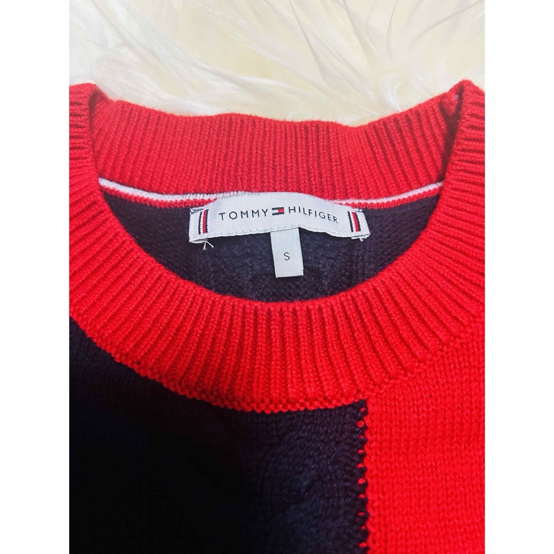 TOMMY HILFIGER(トミーヒルフィガー)のトミーヒルフィガー TOMMY HILFIGER  ニット レディースのトップス(ニット/セーター)の商品写真