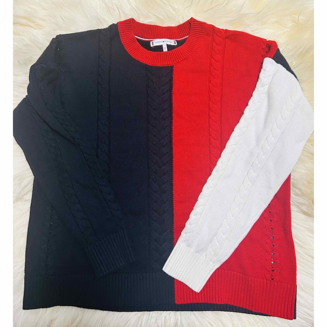 TOMMY HILFIGER(トミーヒルフィガー)のトミーヒルフィガー TOMMY HILFIGER  ニット レディースのトップス(ニット/セーター)の商品写真