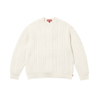 シュプリーム(Supreme)のSupreme Applique Cable Knit Sweater M(ニット/セーター)