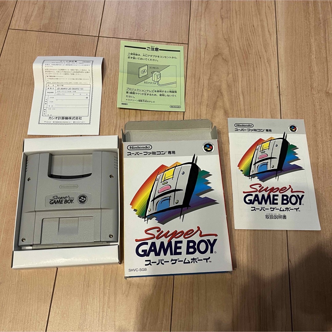 ゲームボーイ(ゲームボーイ)のスーパーファミコン スーパーゲームボーイ 箱付き 説明書付き エンタメ/ホビーのゲームソフト/ゲーム機本体(家庭用ゲームソフト)の商品写真