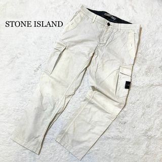 ストーンアイランド(STONE ISLAND)のSTONE ISLAND カーゴパンツ ワッペン W34 SL ベージュ(ワークパンツ/カーゴパンツ)