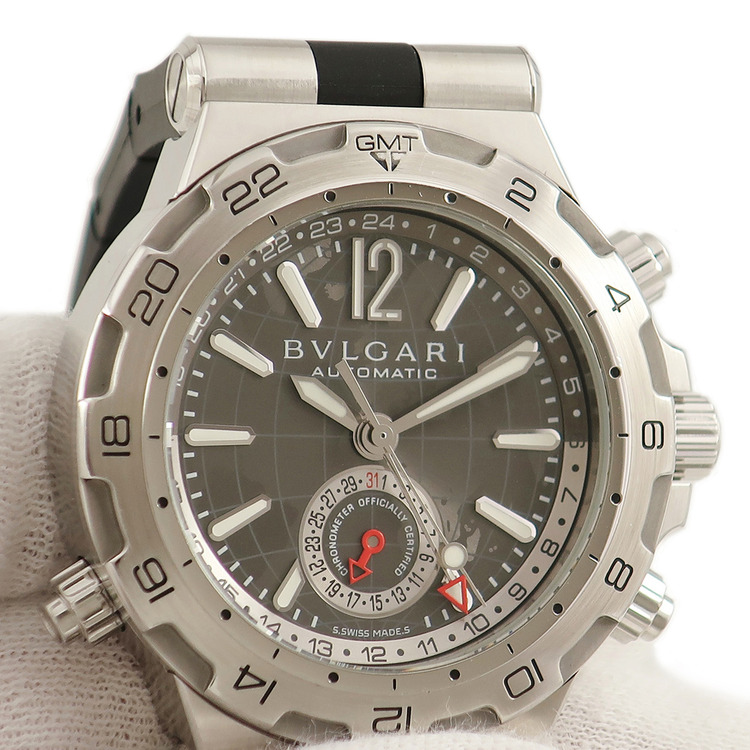 BVLGARI(ブルガリ)のブルガリ  ディアゴノ プロフェッショナル エア GMT DP42C14 メンズの時計(腕時計(アナログ))の商品写真