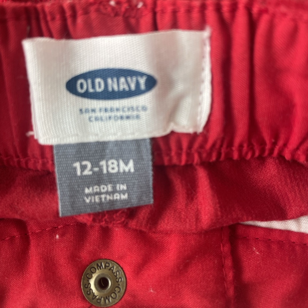 Old Navy(オールドネイビー)のOldNavy 赤スカート 80cm キッズ/ベビー/マタニティのベビー服(~85cm)(スカート)の商品写真