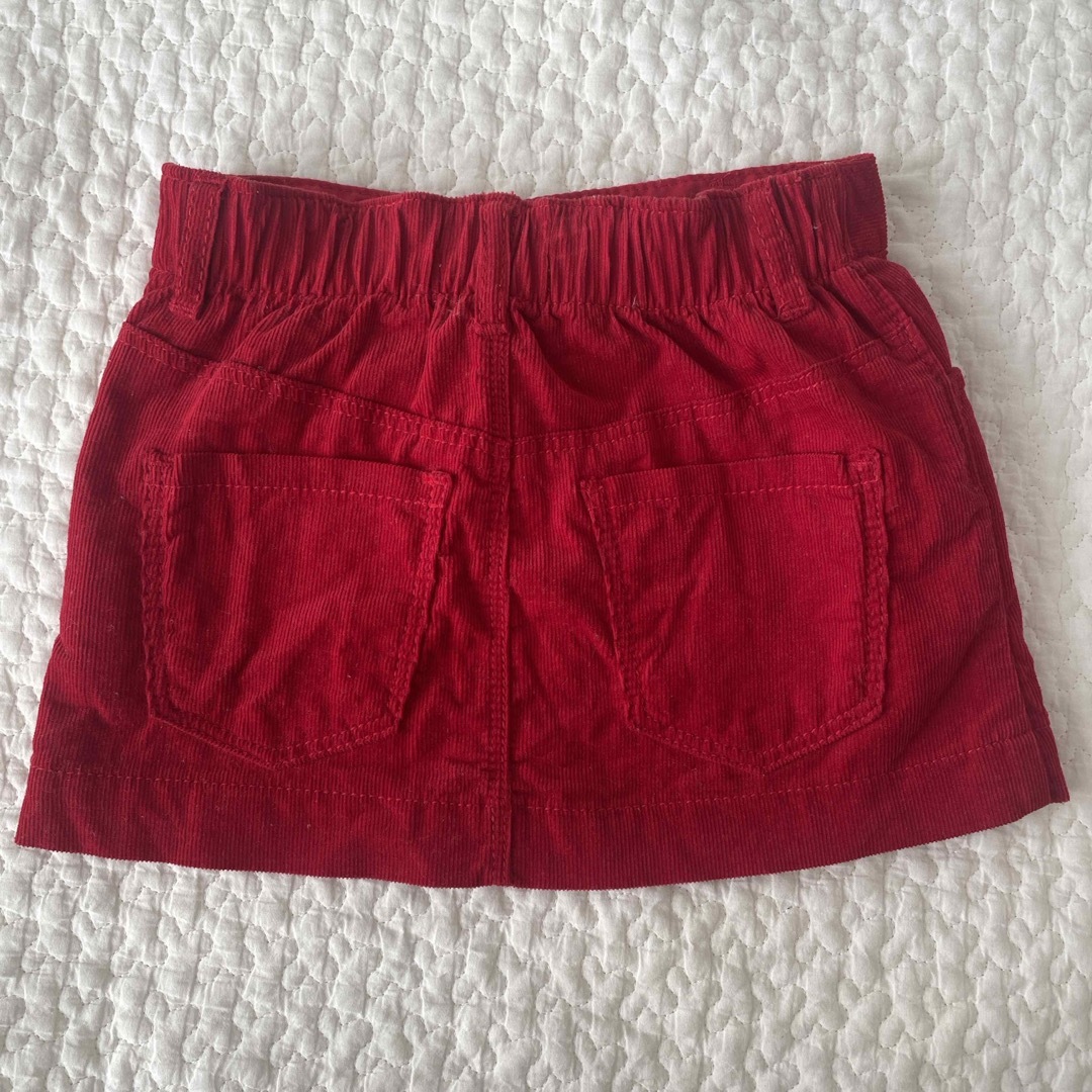 Old Navy(オールドネイビー)のOldNavy 赤スカート 80cm キッズ/ベビー/マタニティのベビー服(~85cm)(スカート)の商品写真