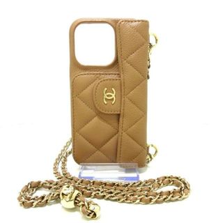 シャネル(CHANEL)のシャネル 携帯電話ケース美品  マトラッセ(モバイルケース/カバー)