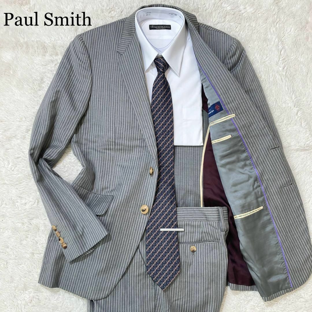 Paul Smith - 【美品】ポールスミス スーツ ゼニア ストライプ ウール