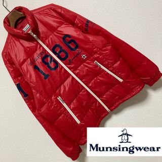 マンシングウェア(Munsingwear)のMunsingwear マンシングウエア デサント■ダウンジャケット ゴルフ L(ダウンジャケット)